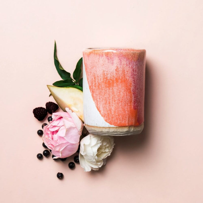 Hacienda  - Sweet Rose & Dewberry - Ceramic candle